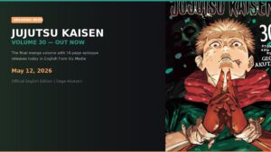 Jujutsu Kaisen Volume 30 Is Out Today — The Final Chapter of an Era