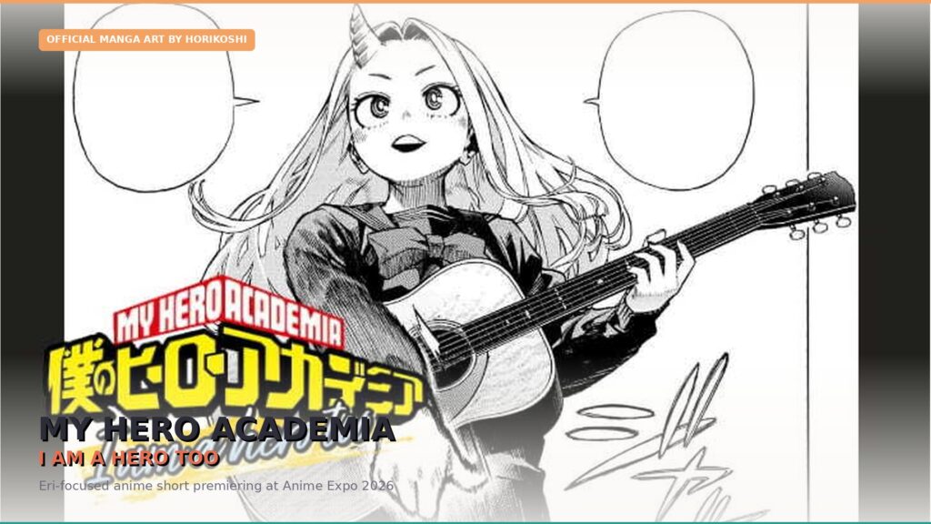 My Hero Academia “I Am A Hero Too” Anime Short Premiering at Anime Expo 2026 — Eri’s Story Continues